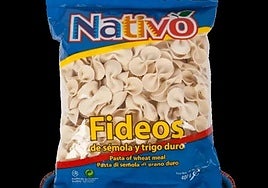 Alertan del peligro de consumir unos fideos distribuidos en Castilla y León