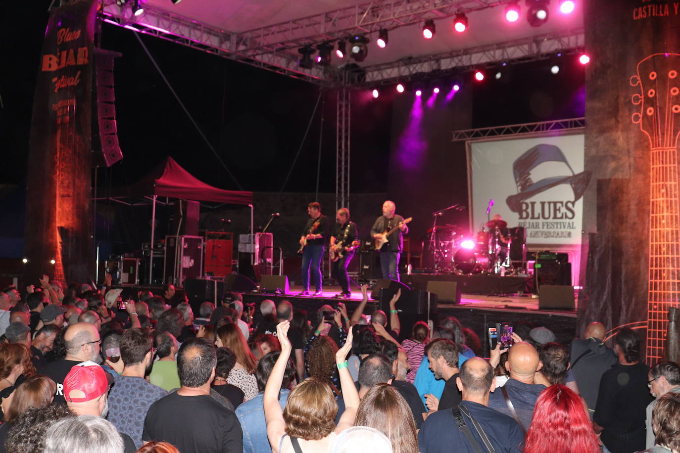 Béjar vibra con el 25 aniversario del Festival de Blues