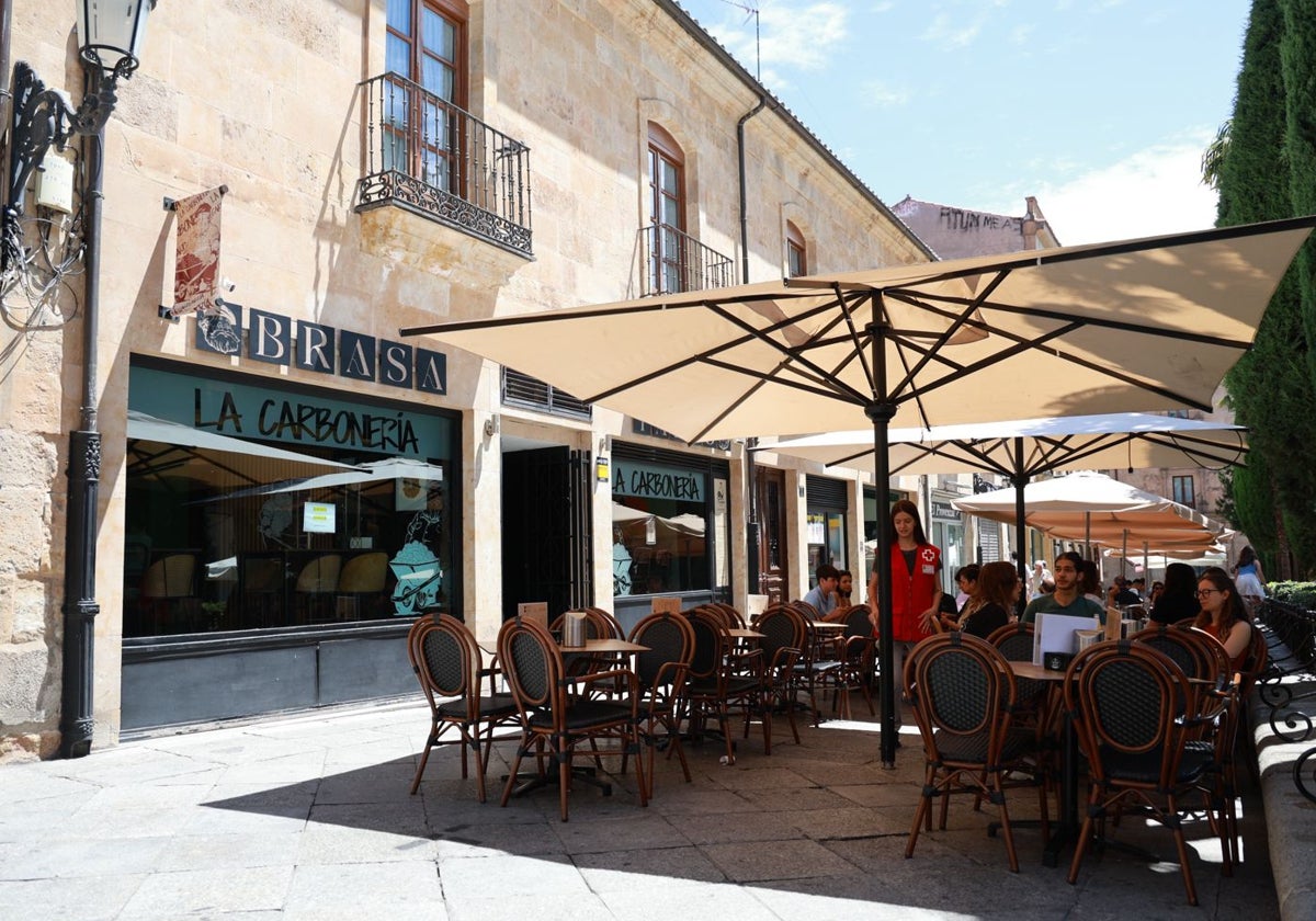 Los hechos sucedieron en un restaurante de la plaza de la Libertad.