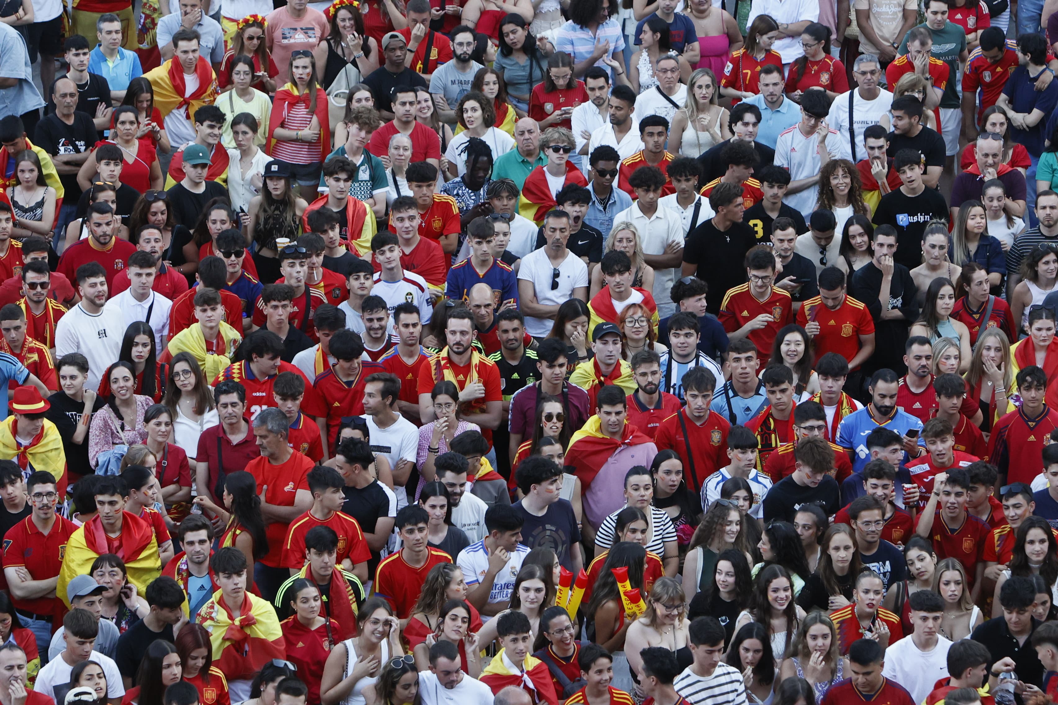 Salamanca sale a la calle para apoyar al combinado nacional