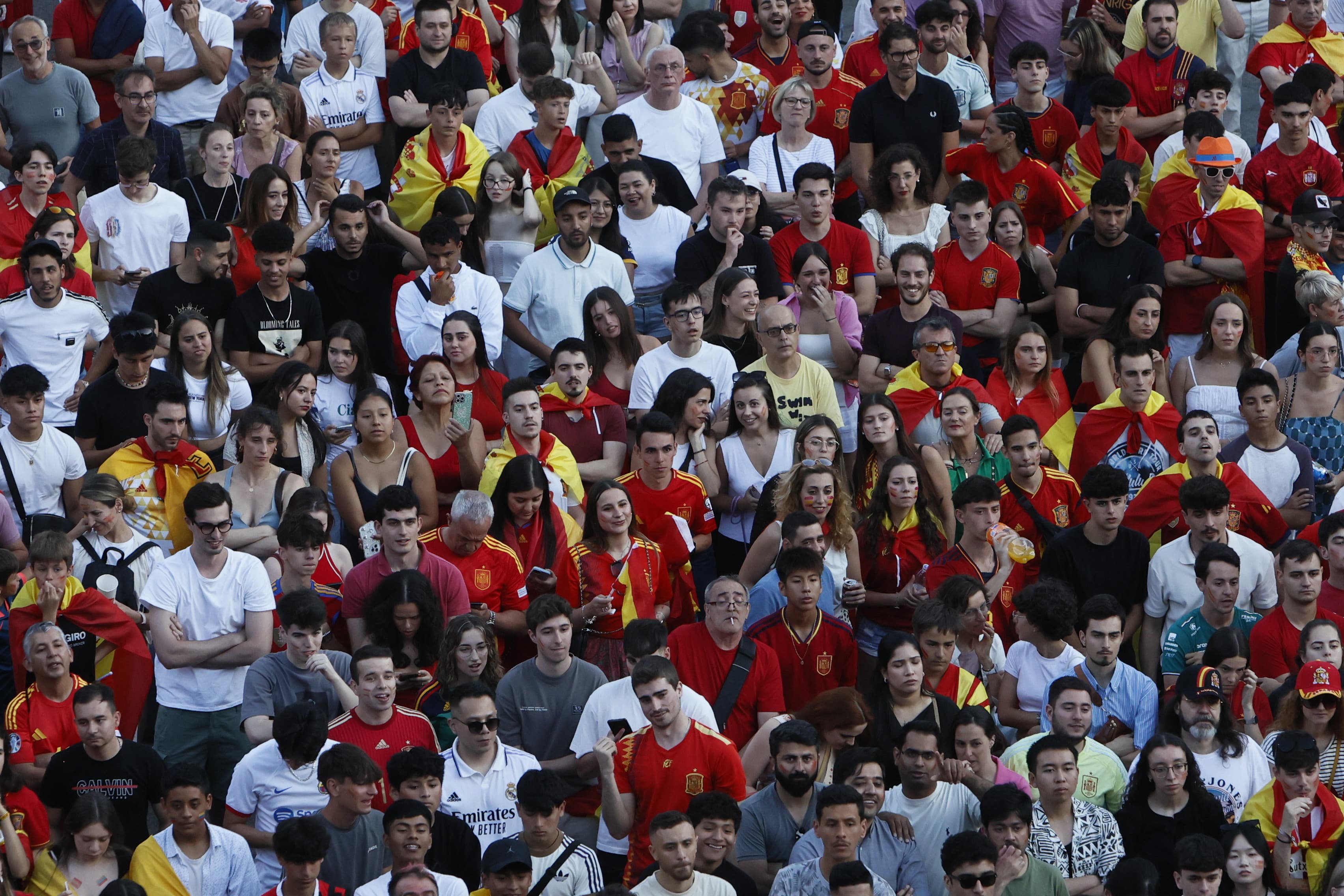 Salamanca sale a la calle para apoyar al combinado nacional