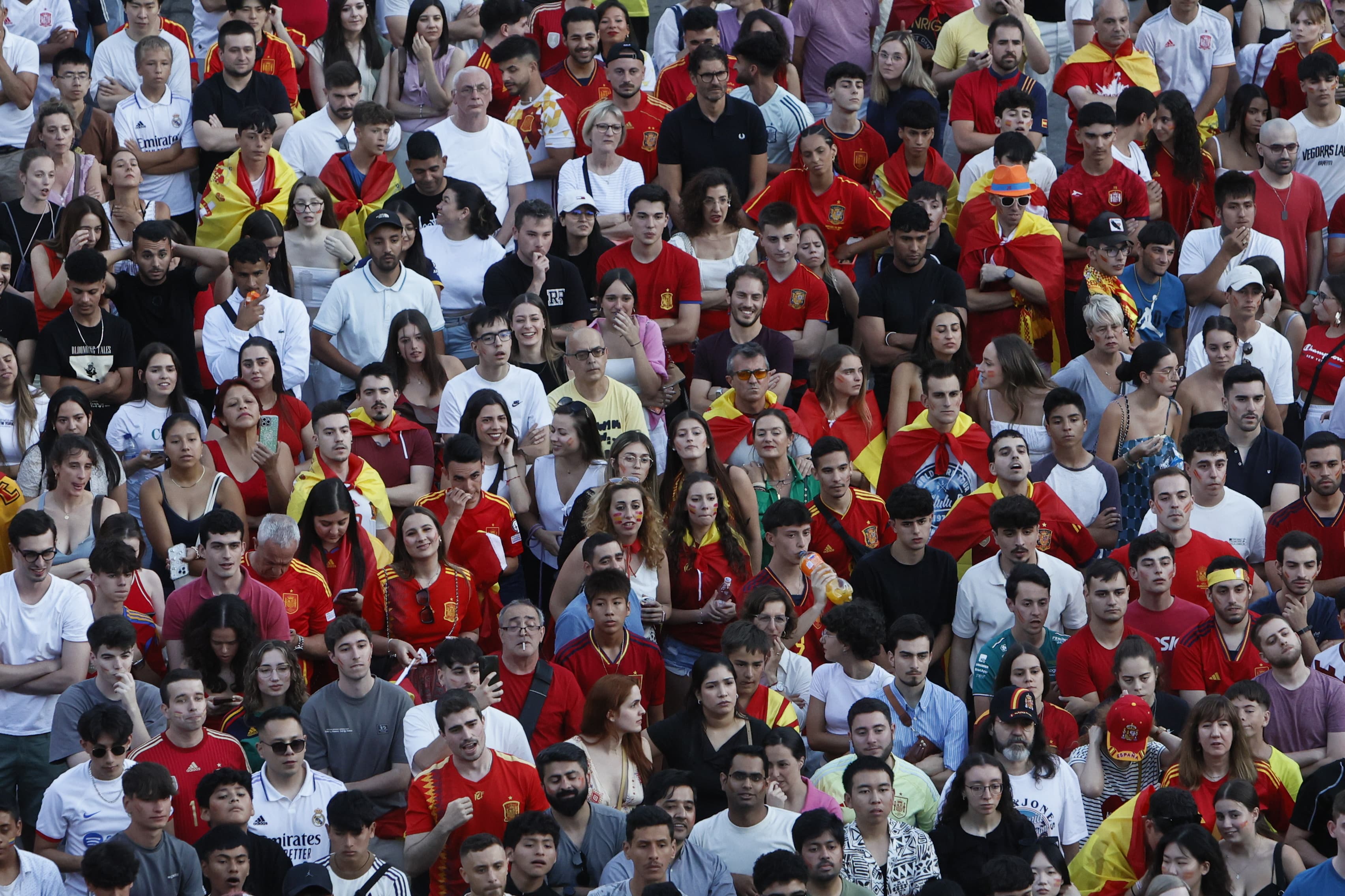 Salamanca sale a la calle para apoyar al combinado nacional