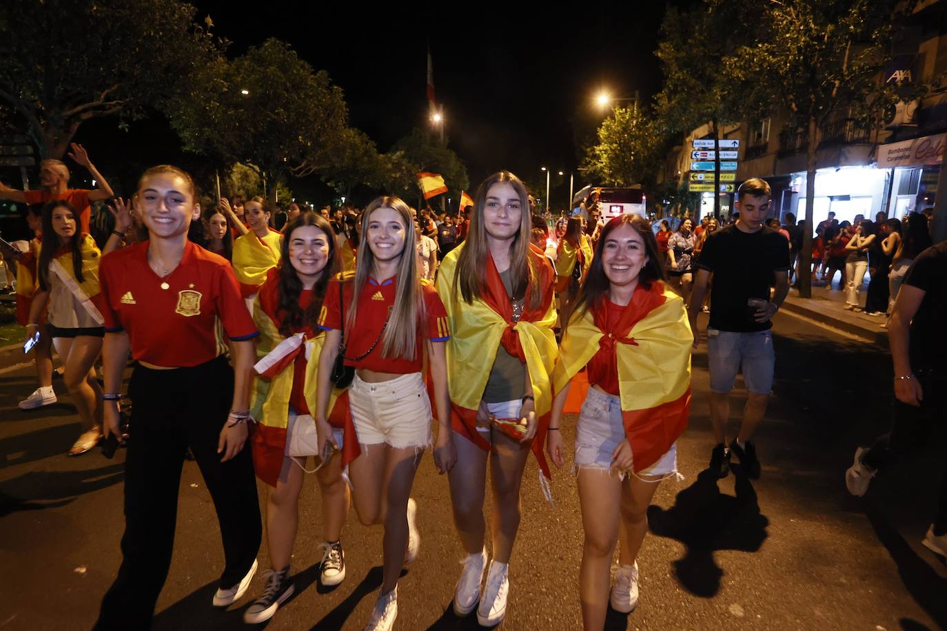 Así se celebró en Salamanca la victoria de España en la Eurocopa