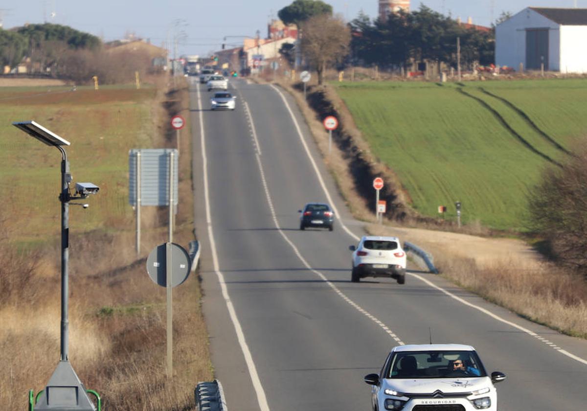 Una carretera de la provincia de Salamanca.