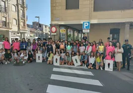 Los encargados de marcar el camino, preparados para empezar.