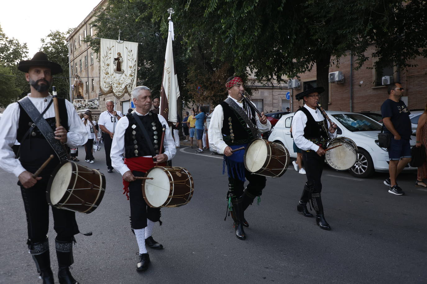 La Virgen del Carmen se luce junto al Tormes