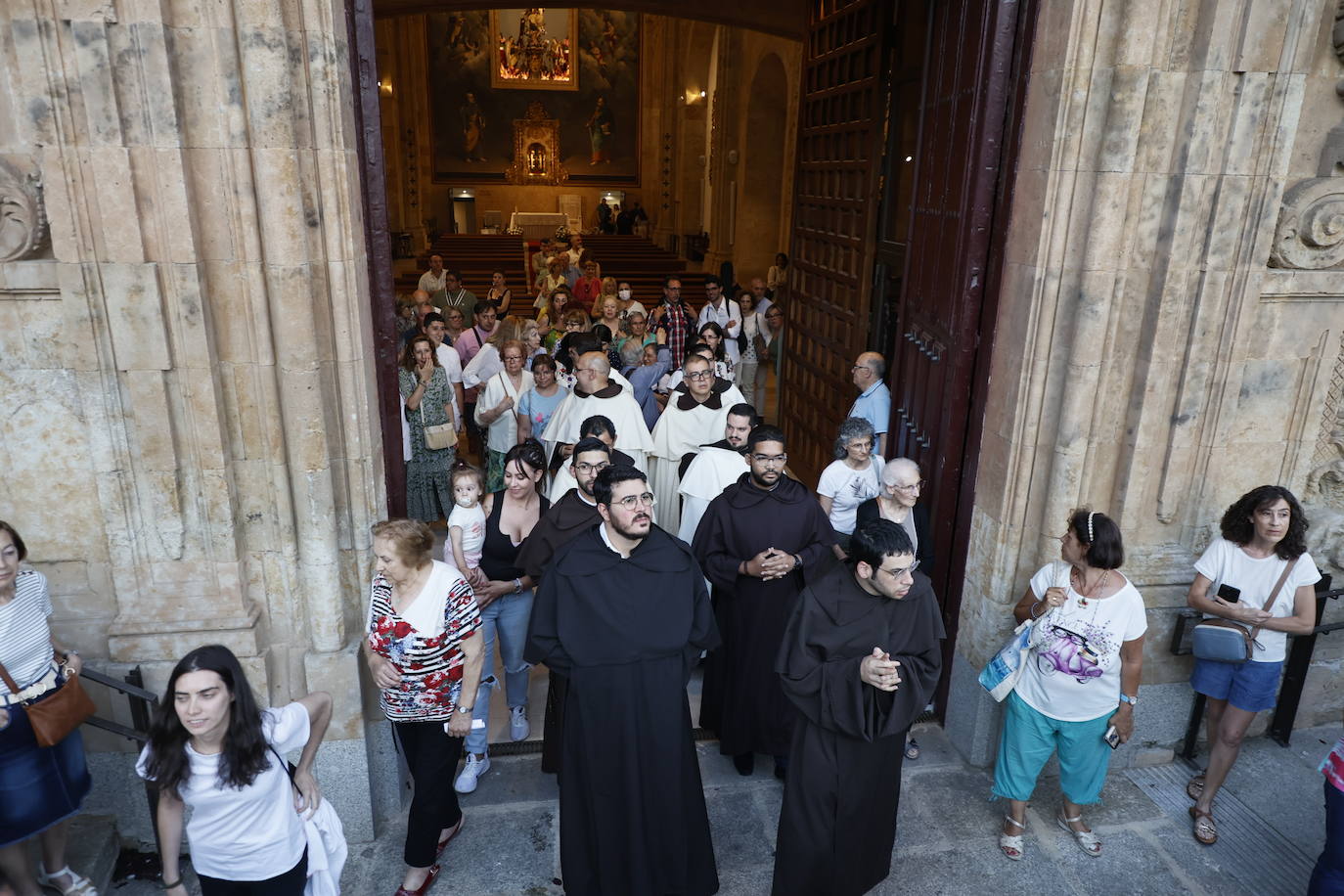 La Virgen del Carmen se luce junto al Tormes