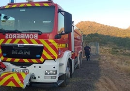 Un camión de los Bomberos de la Diputación.