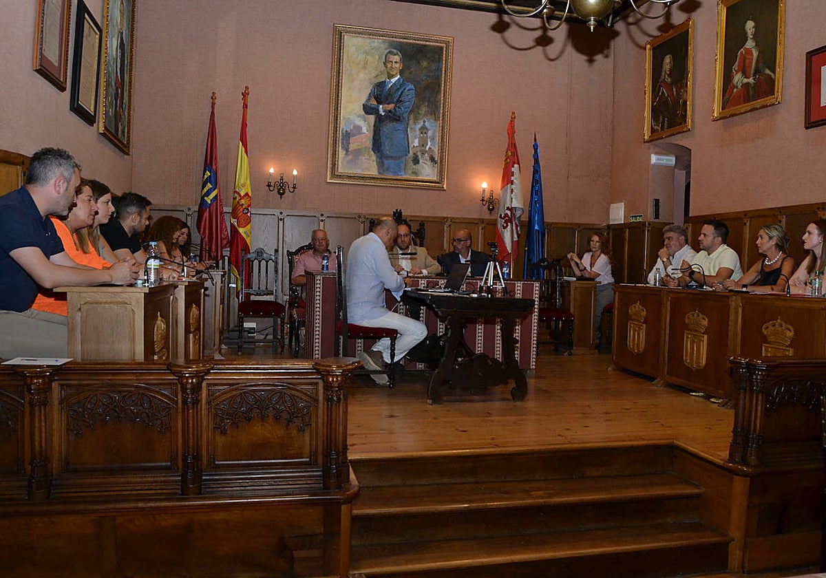 Momento del pleno de este mes en Ciudad Rodrigo