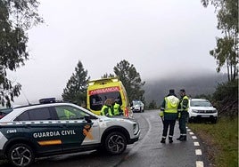 despliegue movilizado por el accidente en Garcibuey.