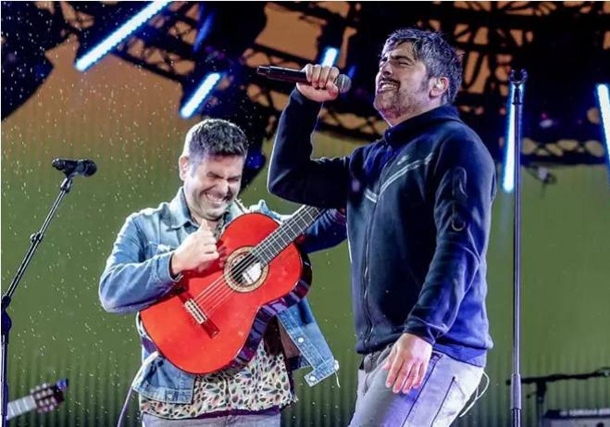 Estopa en un concierto de 2023