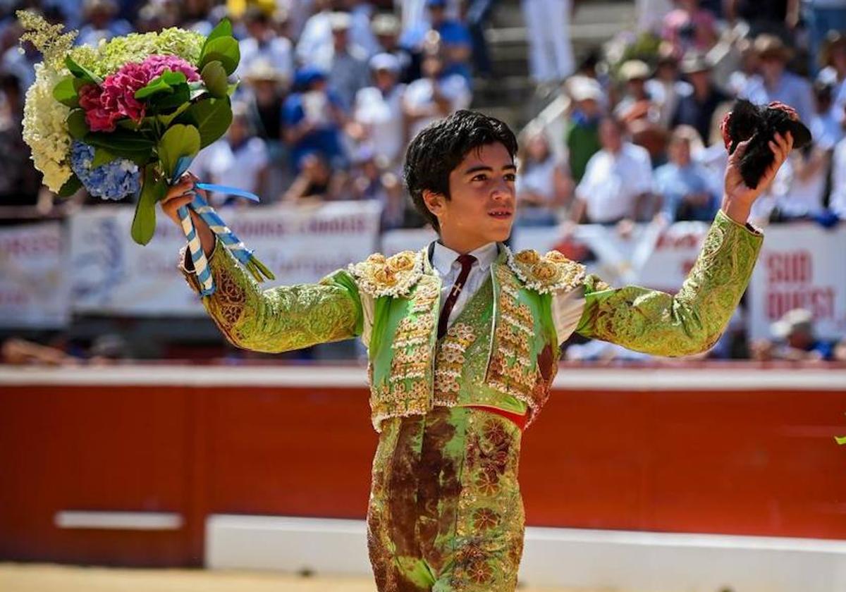 Marco Pérez, este sábado, en Santander.