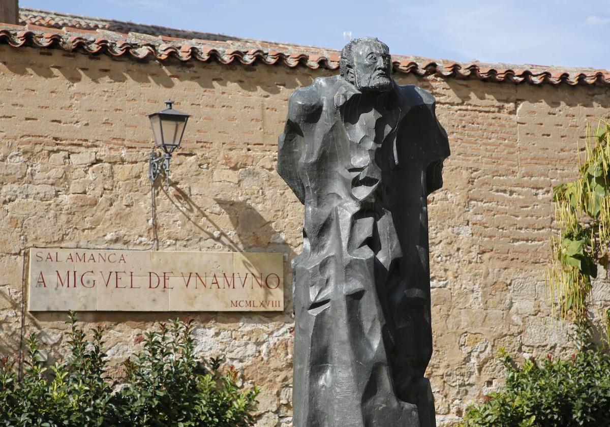 La escultura de Unamuno, de Pablo Serrano