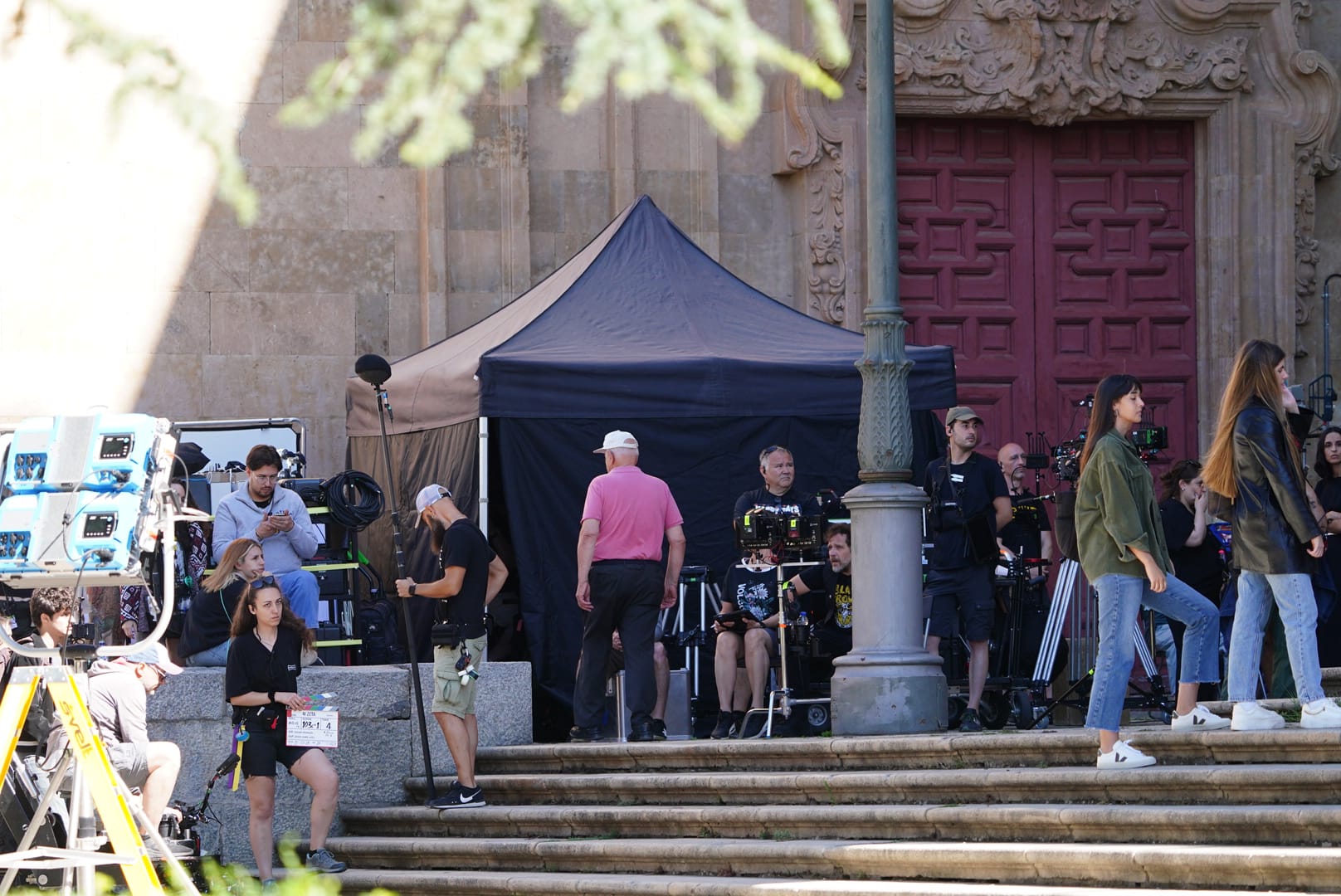 Así ha arrancado el rodaje en Salamanca de la nueva serie de Amazon Prime