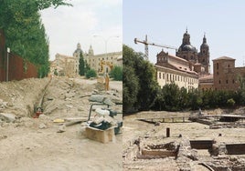 Las inmediaciones del Parque Arqueológico del Botánico, antes y ahora.