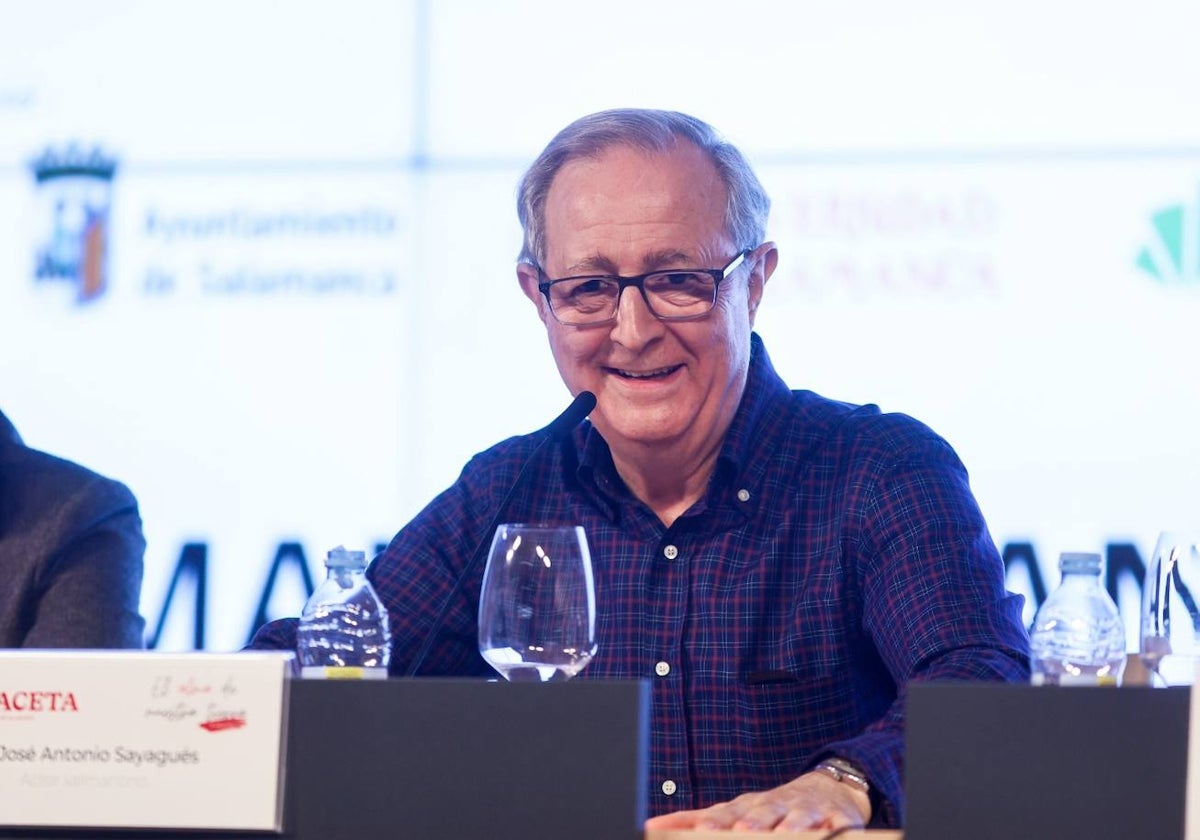 Sayagués durante el foro de La Gaceta del pasado mes.