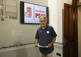 Fernando Rubio, portavoz del Grupo Socialista en la Diputación de Salamanca