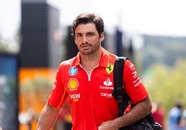 El piloto español Carlos Sainz.