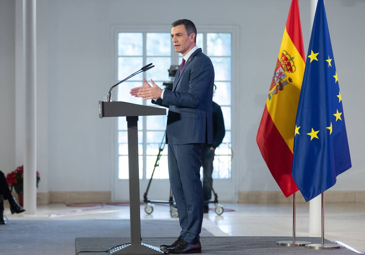 El presidente del Gobierno Pedro Sánchez.