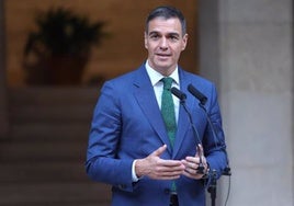 Pedro Sánchez, presidente del Gobierno.