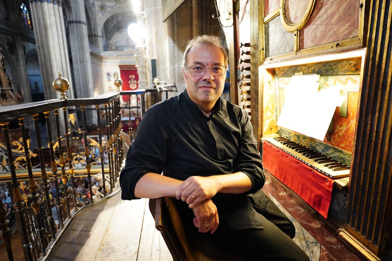 Stefano Molardi, en la Catedral.