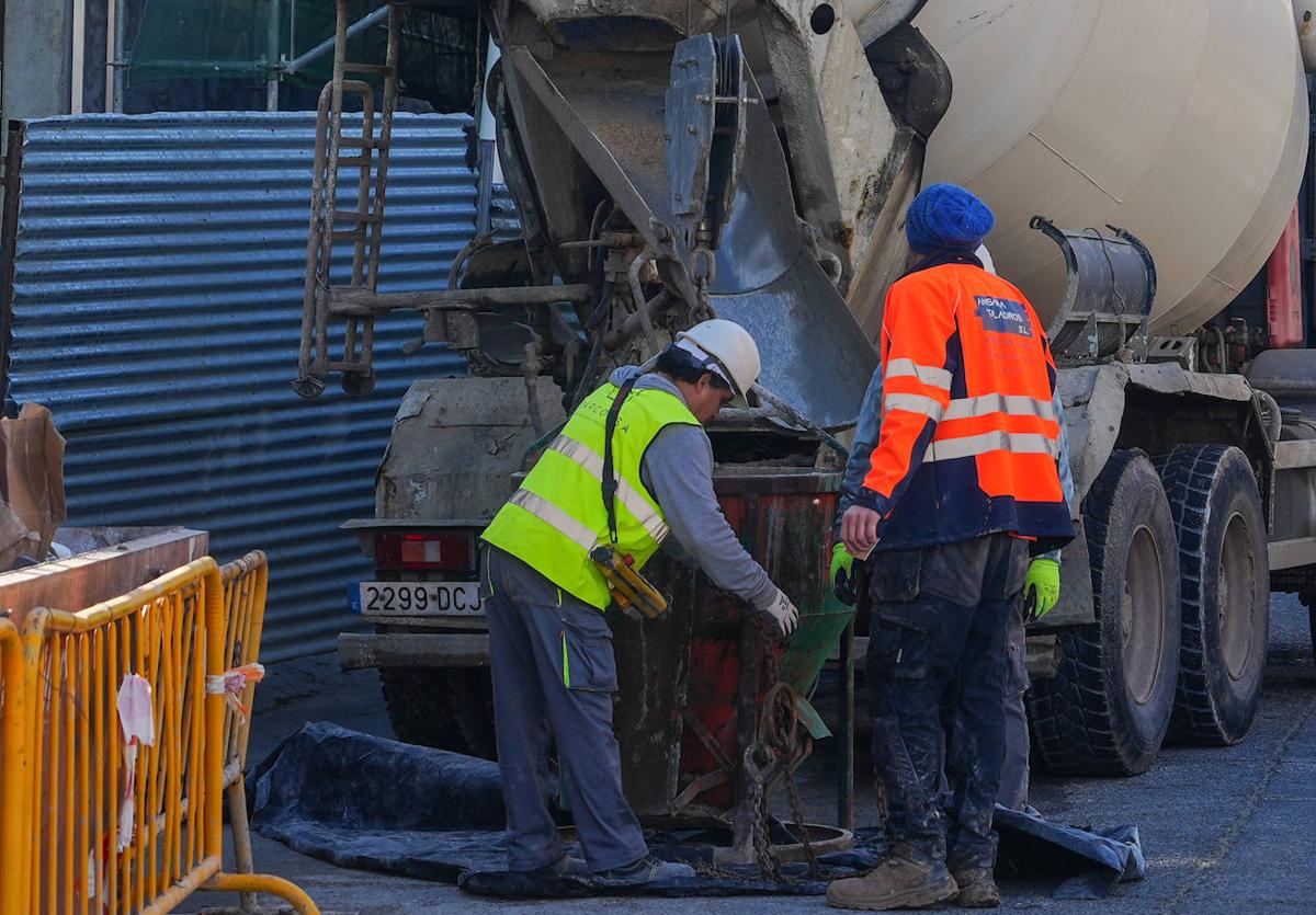 Trabajadores de la construcción