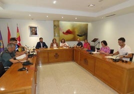 Reunión de la Junta de Seguridad Local en el Ayuntamiento de Peñaranda.