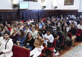 Bienvenida a estudiantes 'Erasmus' el pasado curso.