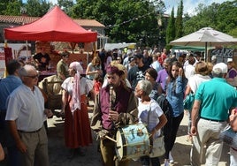 Mercado medieval en la provincia salmantina.