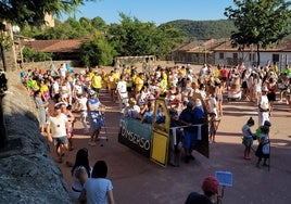 Fiestas en un pueblo salmantino.