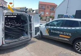 Material incautado por la Guardia Civil en la operación en junio.