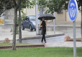 Lluvias de verano en Salamanca.