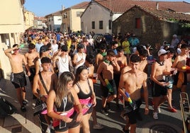 Un municipio salmantino durante sus fiestas.