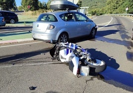 Accidente de moto.