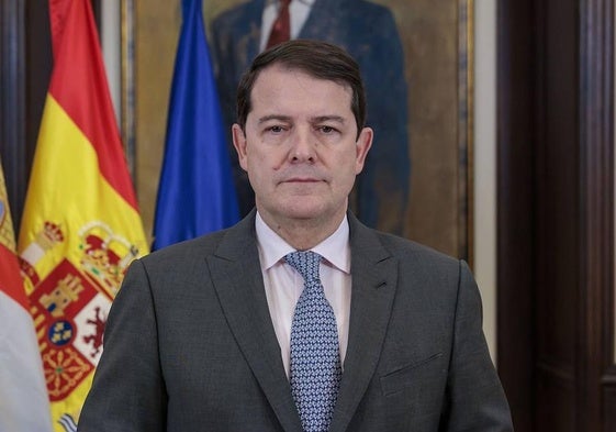 El presidente de la Junta de Castilla y León, Alfonso Fernández Mañueco.