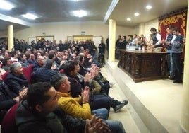 Encuentro de afiliados de Ganaderos Unidos de Castilla y León.