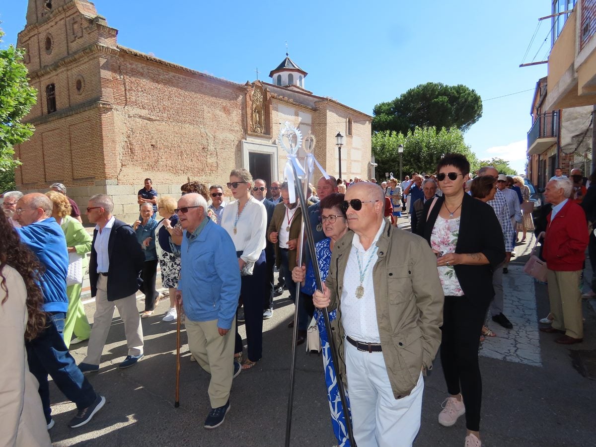 Muestras de devoción al Santo Cristo de la Agonía de San Luis en Peñaranda