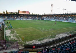 Aspecto del estadio Helmántico este pasado domingo.