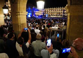 Una imagen de un concierto en la Plaza Mayor.