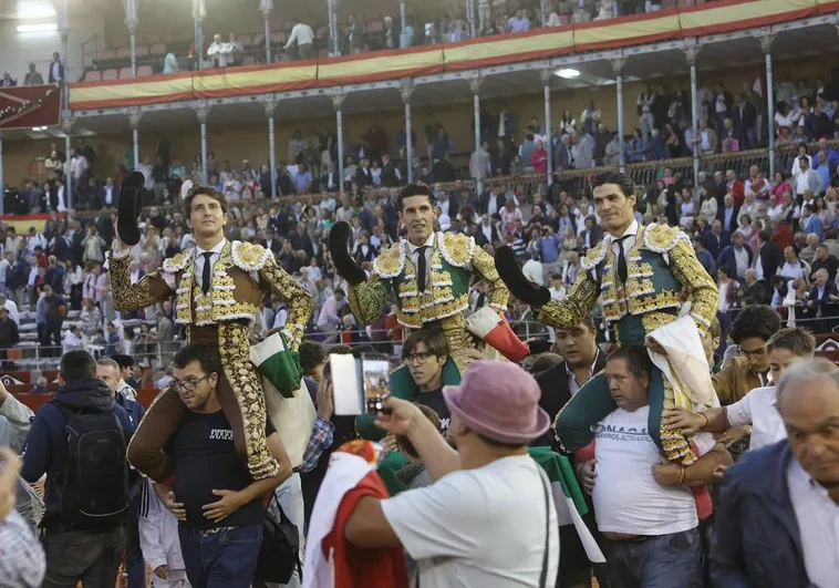 Roca Rey, Talavante y Aguado, triple puerta grande en La Glorieta.