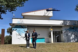 Juan Carlos Bueno y David Mingo, en la «Ruta de los Bichos».