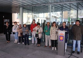 Lectura del manifiesto a cargo de Yolanda Alonso.