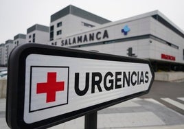 El afectado fue atendido en el Hospital.