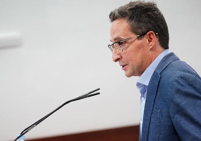 Corchado, durante su intervención.