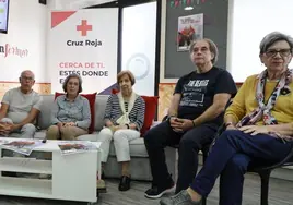 Luis Sánchez, Andrea Fernández, María Teresa Blas, Eladio Serrano y Pilar Santamaría