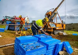 Fase de investigación en otro proyecto minero en Navasfrias