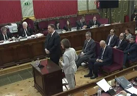 Interrogatorio a Oriol Junqueras en el juicio por el procés en el Tribunal Supremo.