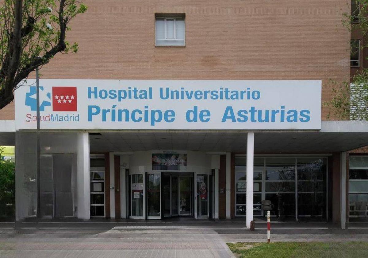 Fachada del Hospital Universitario Príncipe de Asturias de Alcalá de Henares.