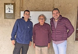 Alejandro Fonseca, Manuel Santonja y Luis Ballesteros.