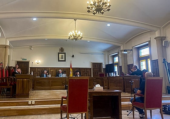 R.S.E. durante el juicio contra él que hace cuatro meses acogió la Audiencia Provincial.